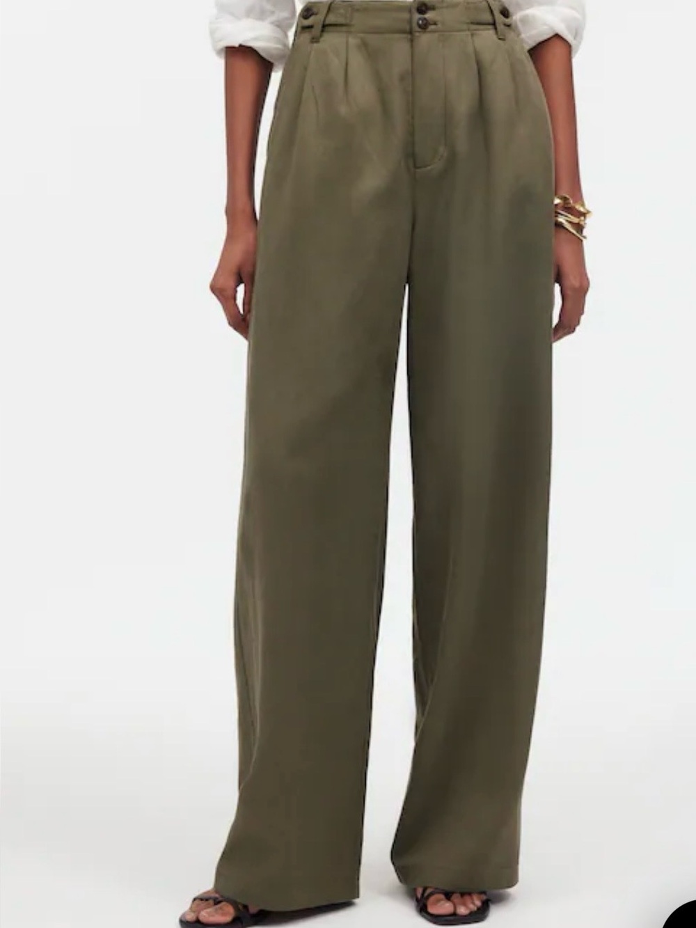 Madewell Harlow wide leg trouser